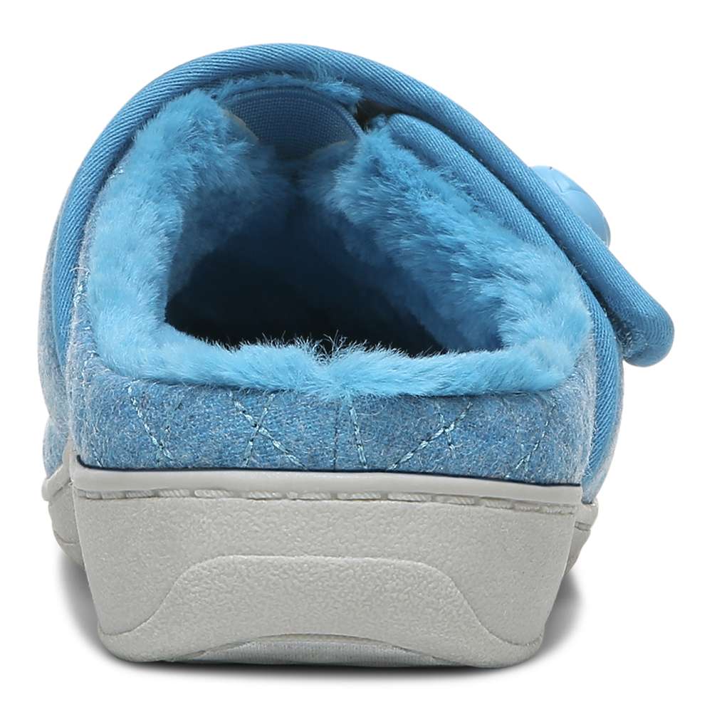 Carlin Mule Slipper - Horizon Blue