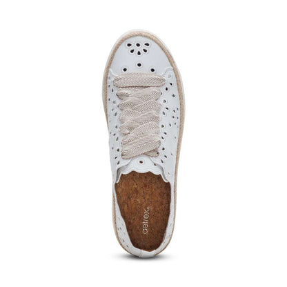 Charlotte Lace-Up Sneaker - White