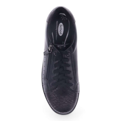 Cleo Zip Casual Sneaker - Black Multi