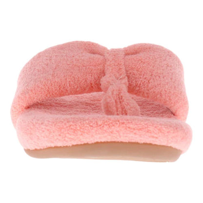 Cozy Toe Post Slipper - Apricot