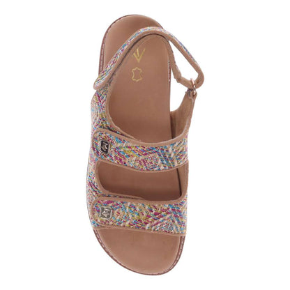 Dakota Slingback Sandal - Multi Raffia