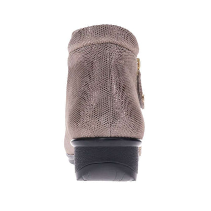 Damascus Wedged Boot - Champagne/Champagne Angle
