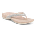Dillon Shine Toe Post Sandal - Cream