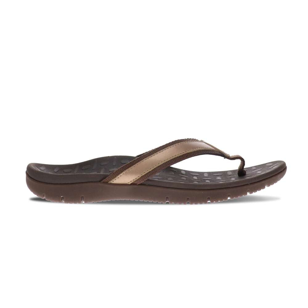 Focus Women's Active Toe Post Sandal - Bronze