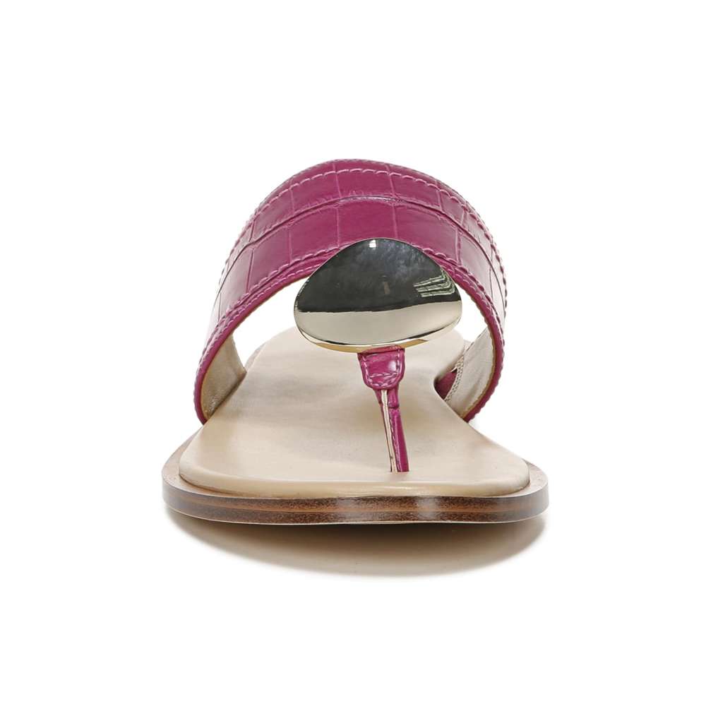 Frankie Toe Post Sandal - Hibiscus Croc