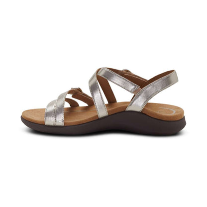 Hadley Adjustable Strap Sandal - Champagne