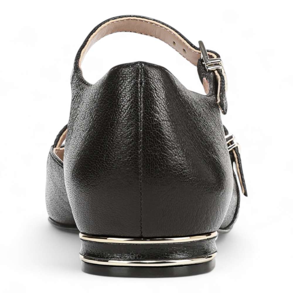 Harmony Mary-Jane Flat - Black