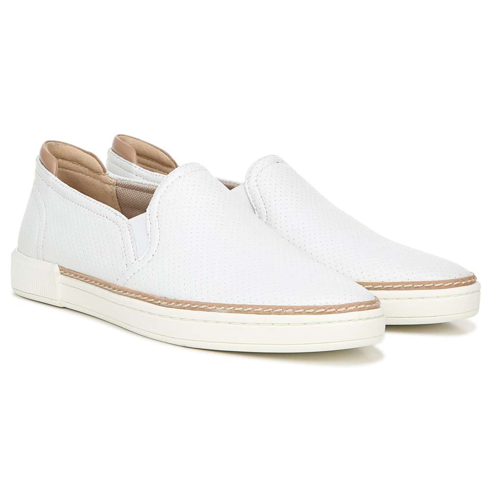 Jade Slip-On Sneaker - White Leather