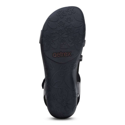 Jess Sandal - Black Sparkle