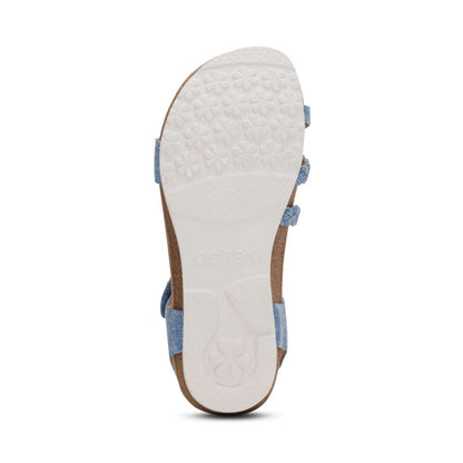Jillian Braided Strap Sandal - Denim