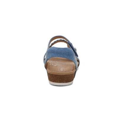 Jillian Braided Strap Sandal - Denim