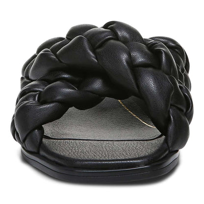 Kalina Slide - Black Nappa