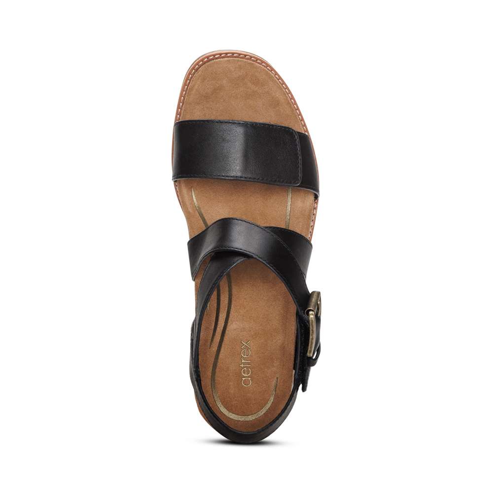 Kristin Arch Support Block Heel - Black