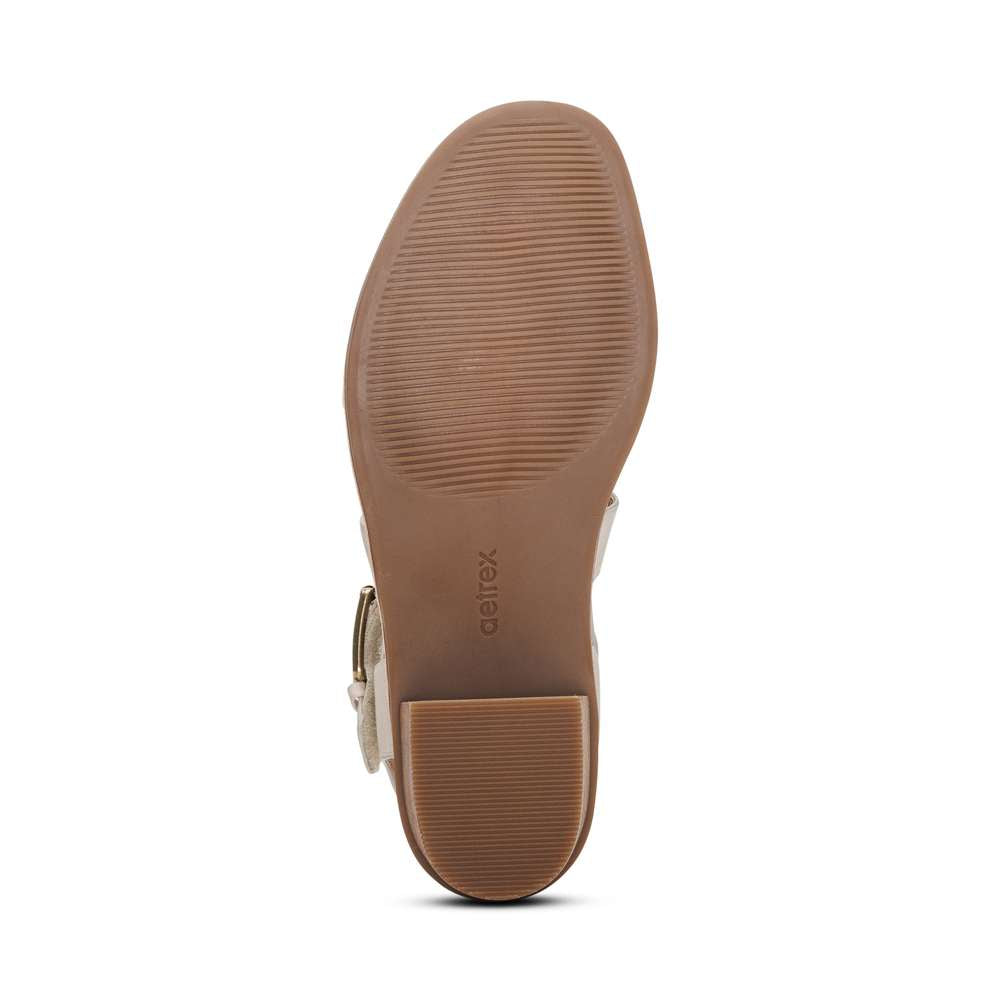 Kristin Arch Support Block Heel - Ivory