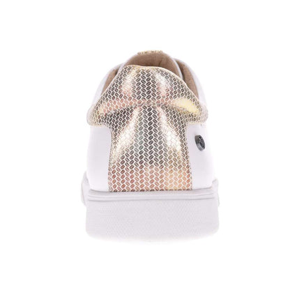 Limoges Lace-Up Casual Sneaker - Coconut/Metallic Interest