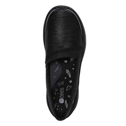 Lollipop Slip-On Casual Sneaker - Black Shimmer