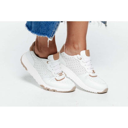 Los Angeles Casual Sneaker - White/Tan