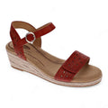 Melissa II Wedge Sandal - Burnt Orange