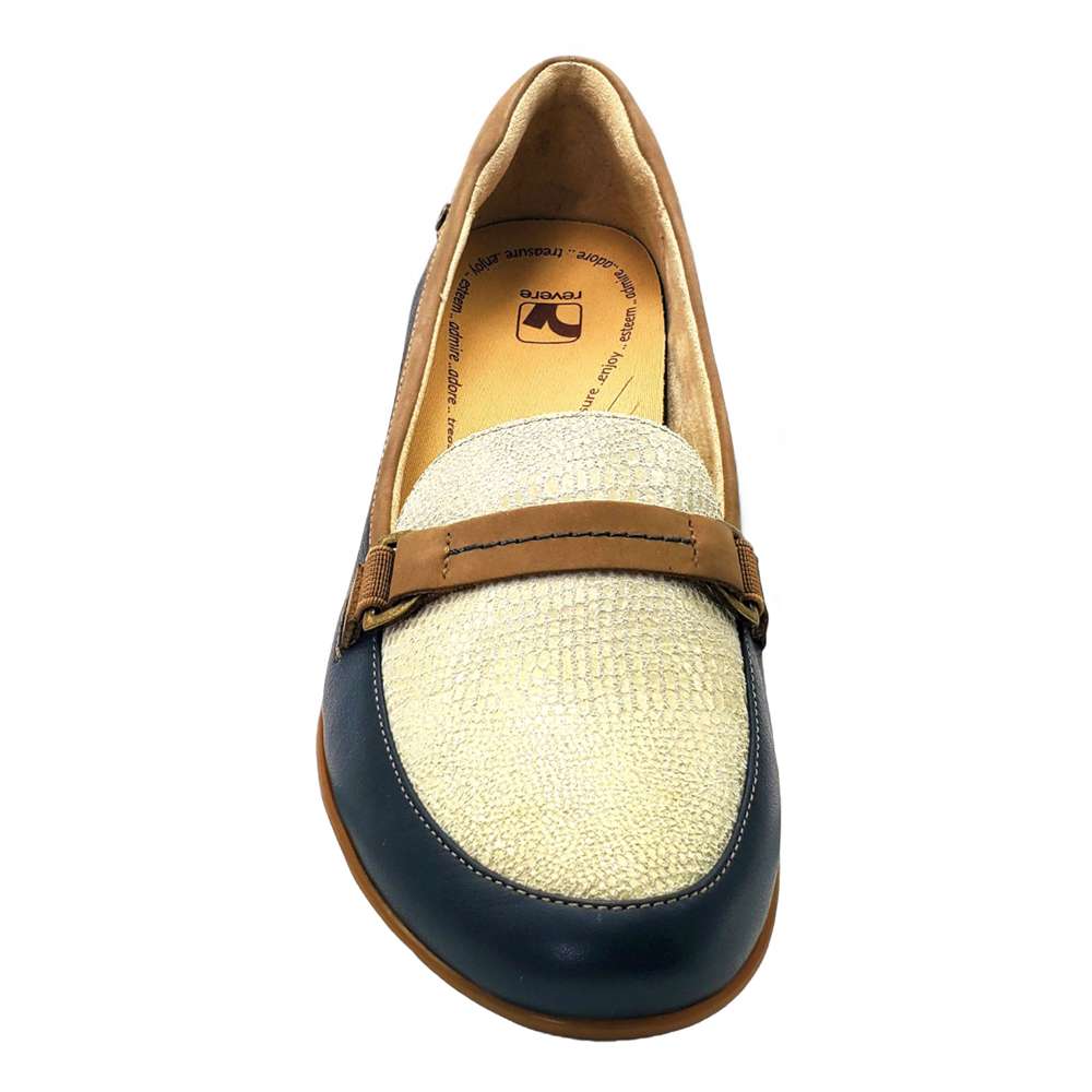 Montmartre Wedged Loafer - Blue French