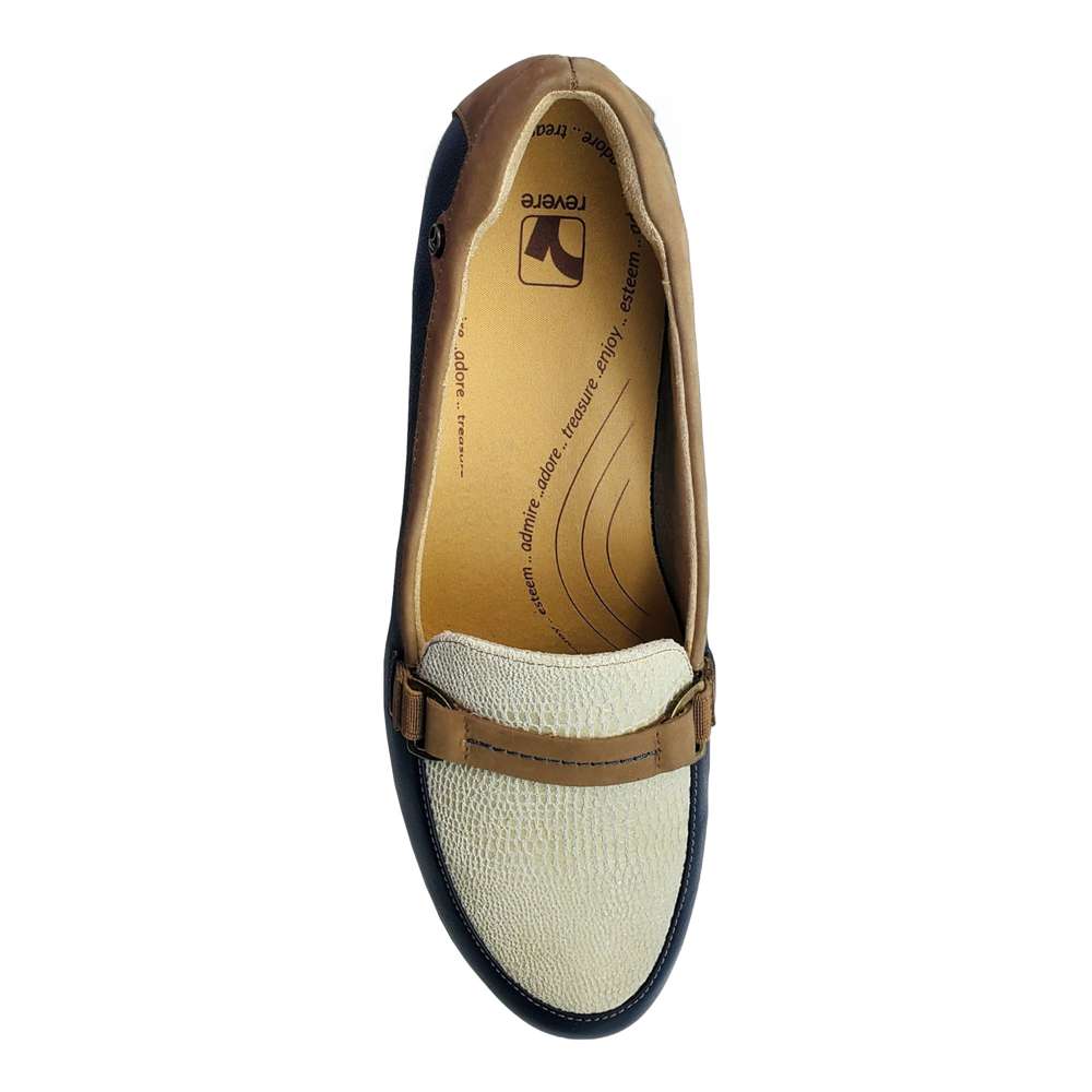 Montmartre Wedged Loafer - Blue French