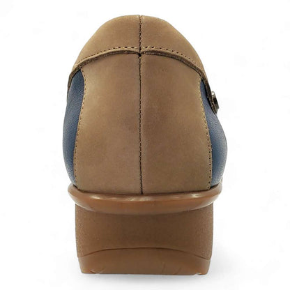 Montmartre Wedged Loafer - Blue French