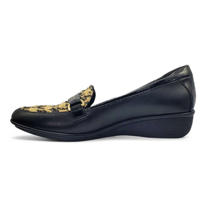 Montmartre Wedged Loafer - Houndstooth