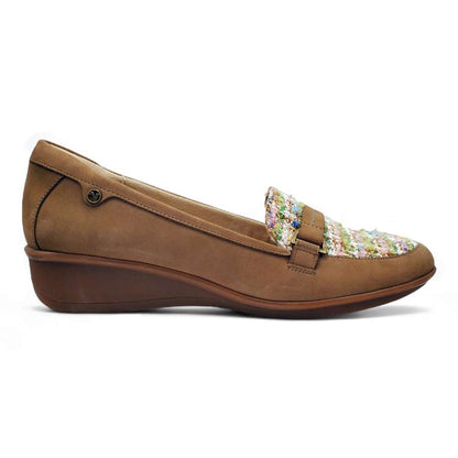 Montmartre Wedged Loafer - Toffee Nubuck