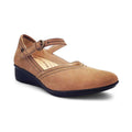 Narita Mary-Jane Flats - Toffee Nubuck