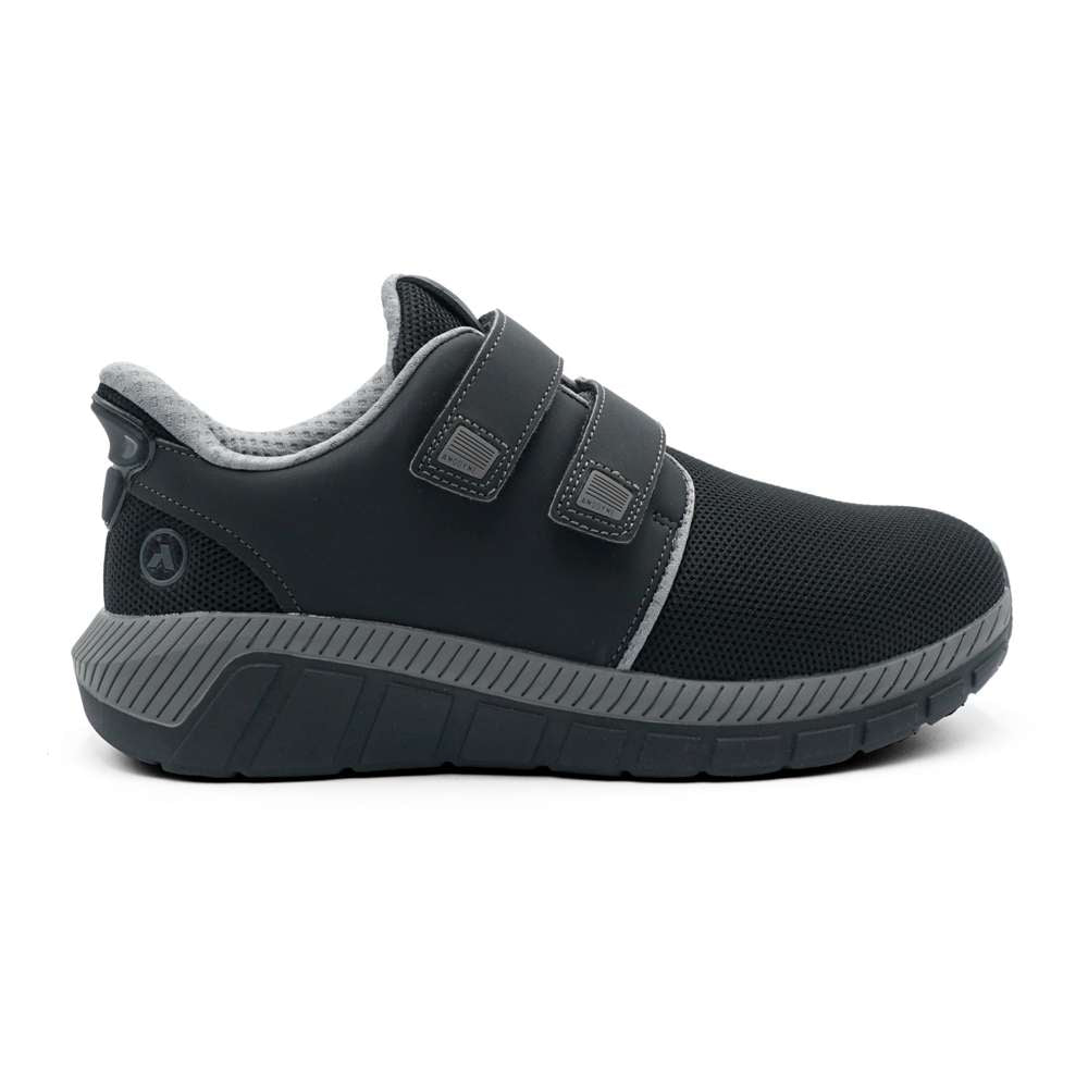 No. 74 Double Depth Sport Jogger W/ Heel Assist - Black/Grey