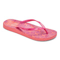 Noosa Print Toe Post Sandal - Purple