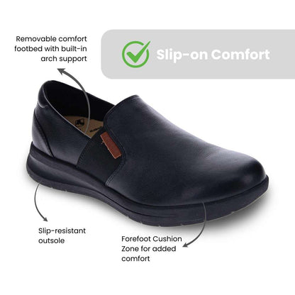 Panama Slip-On Casual Sneaker - Blue French/Black Lizard