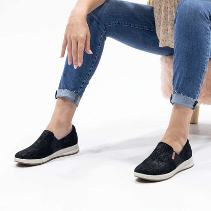 Panama Slip-On Casual Sneaker - Blue French/Black Lizard