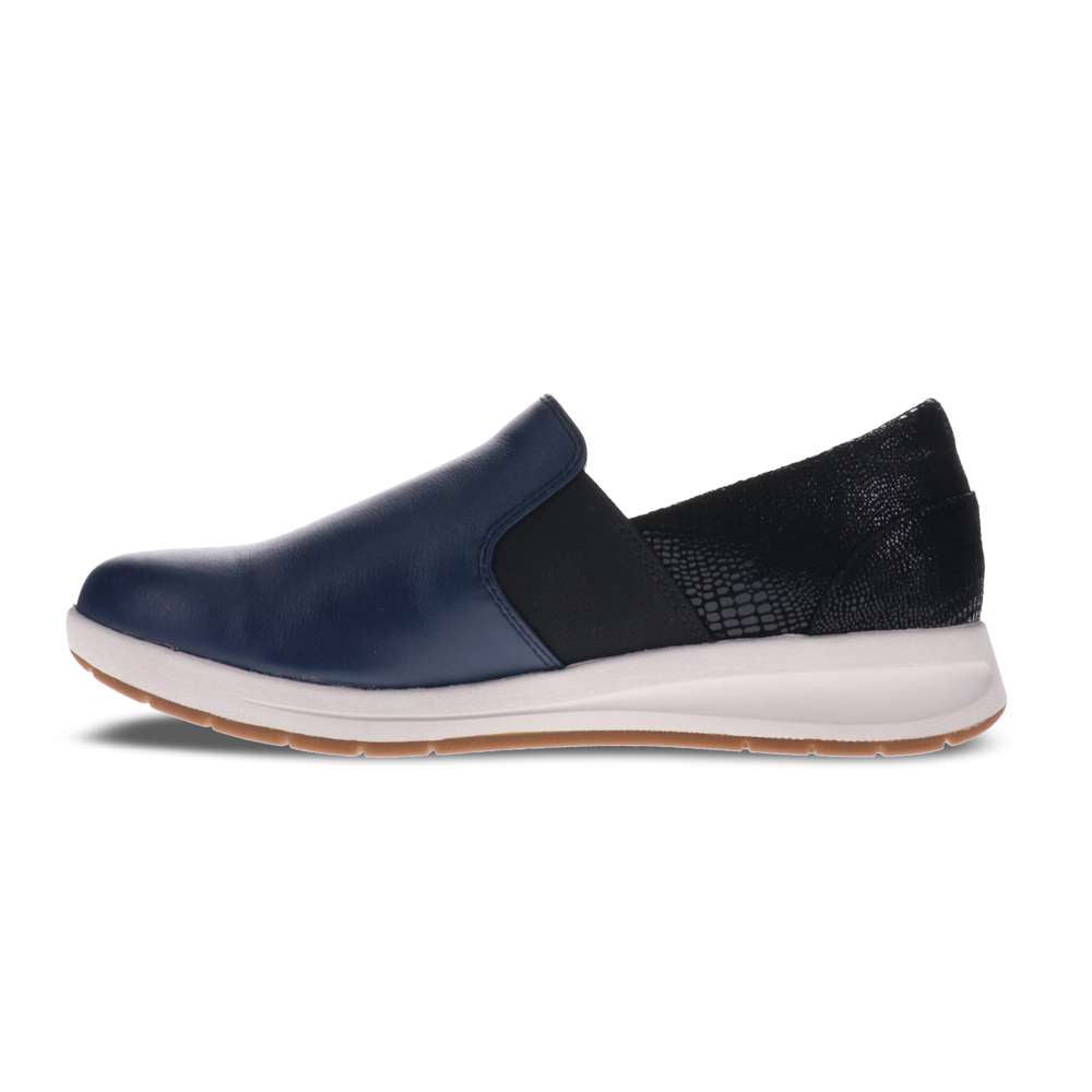 Panama Slip-On Casual Sneaker - Blue French/Black Lizard