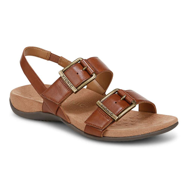 Vionic Reese Back Strap Sandal in tan