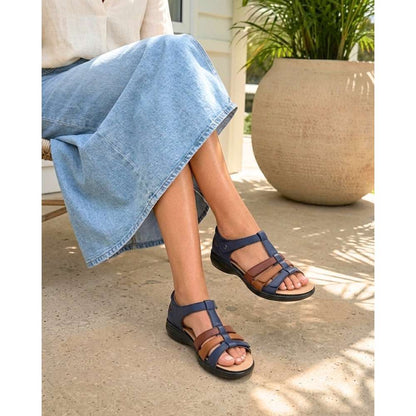 Seville Sandal - Royal Blue Multi