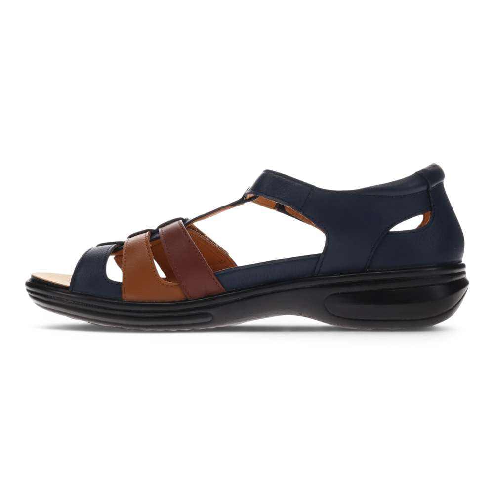 Seville Sandal - Royal Blue Multi