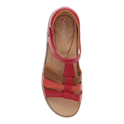 Seville Sandal - Ruby Red Multi