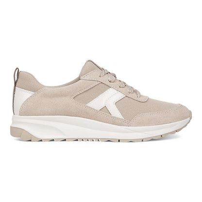 Shay Jogger Lace-Up Sneaker - White/Beige