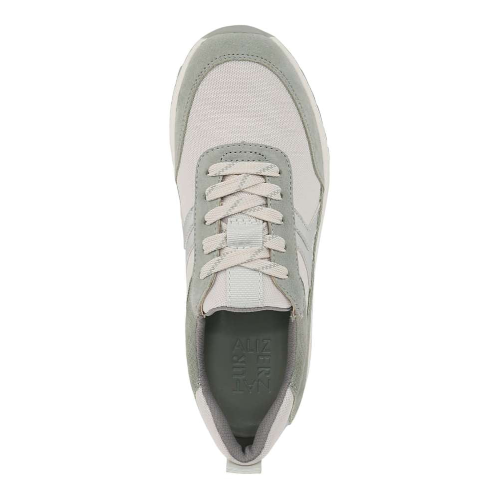 Shay Jogger Lace-Up Sneaker - White/Green