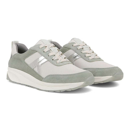 Shay Jogger Lace-Up Sneaker - White/Green