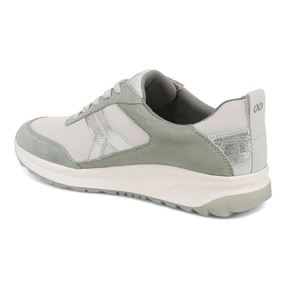 Shay Jogger Lace-Up Sneaker - White/Green