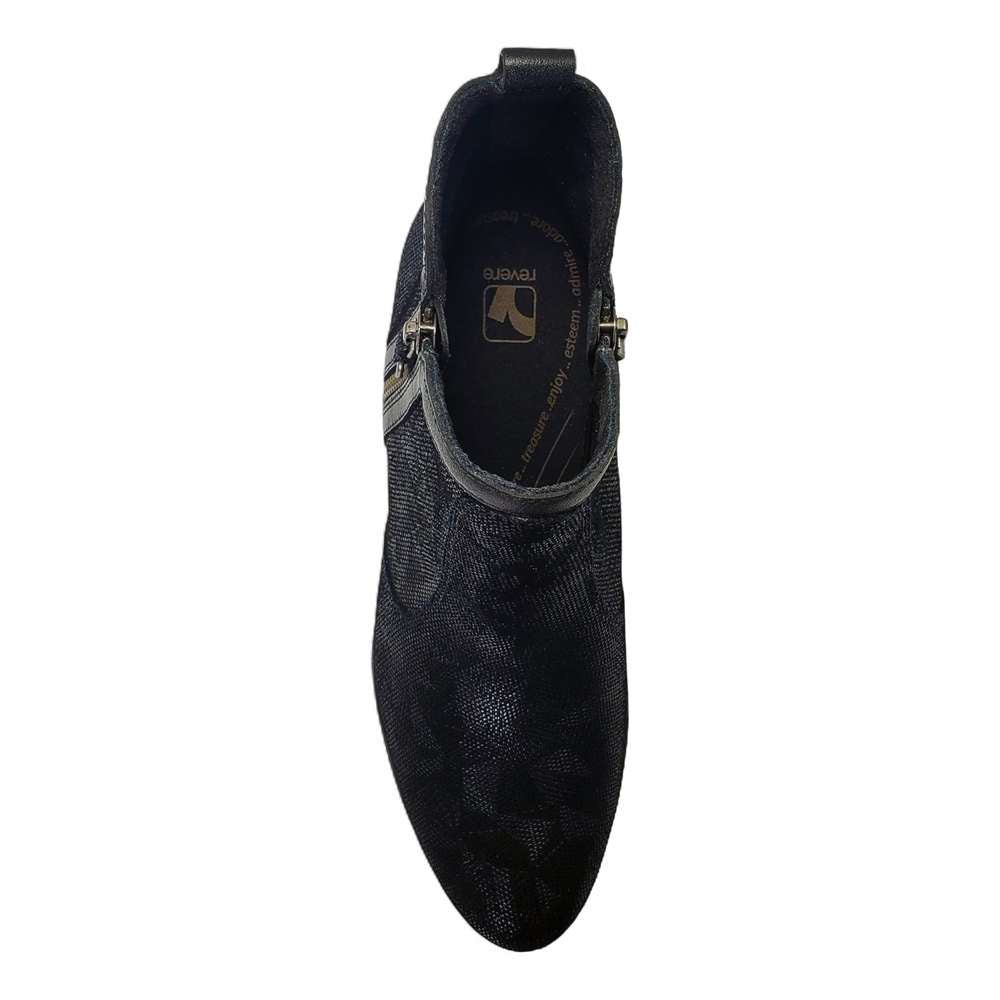 Siena II Zip Ankle Boot - Black Angle