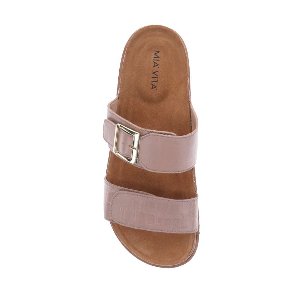 Simone Slide - Camel Croc