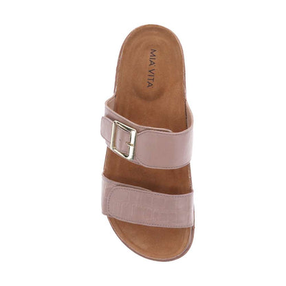 Simone Slide - Camel Croc
