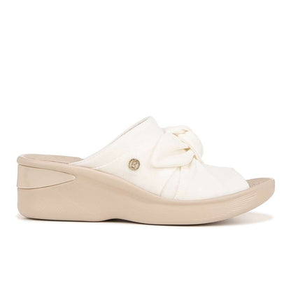 Smile Wedge - White Fabric