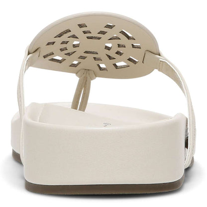 Solari Toe Post Sandal - Cream