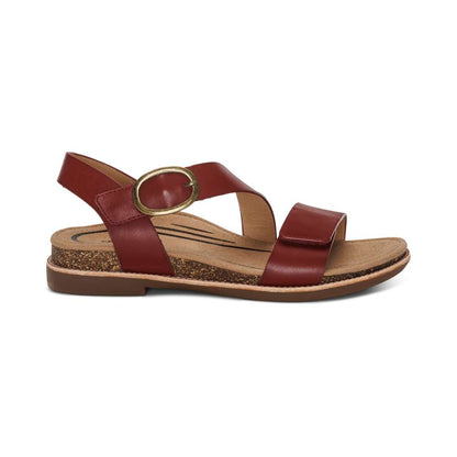 Tamara Strapped Sandal - Red