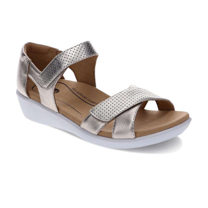 Taytay Wedged Sandal - Champagne