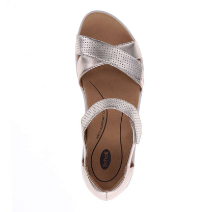Taytay Wedged Sandal - Champagne