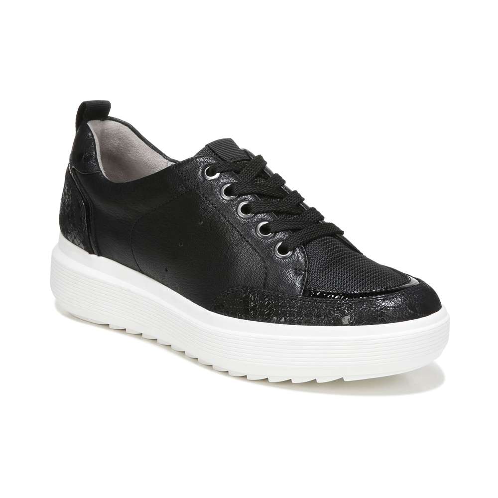 Tilda Lace-Up Sneaker - Black